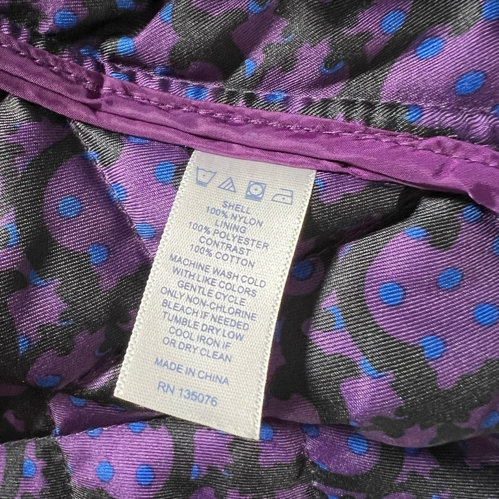 C. Wonder purple Quilted Barn Jacket with Printed Lining size L - Picture 8 of 8